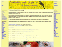 Tablet Screenshot of guidedbirdwatching.com